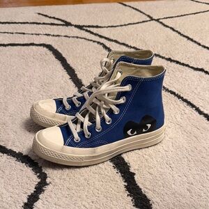 Comme Des Garcons PLAY x Converse Unisex Chuck Taylor High Top Sneakers